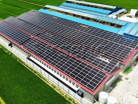 400KW - Solution solaire sur le toit en Corée