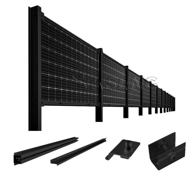 vertical solar fence