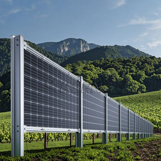 solar power fence