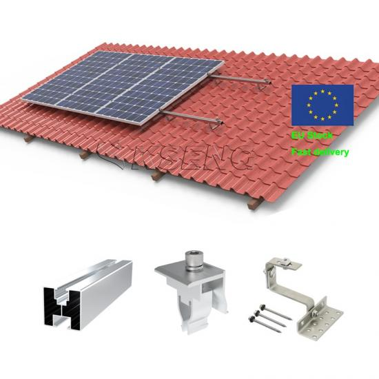 This image showcases a solar tile roof bracket designed for secure solar panel mounting on tile roofs. With its durable construction and easy installation, this bracket ensures a stable and reliable foundation for solar systems