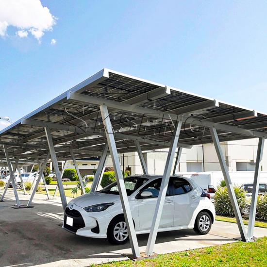 Cost-effective solar carport for renewable energy projects.
