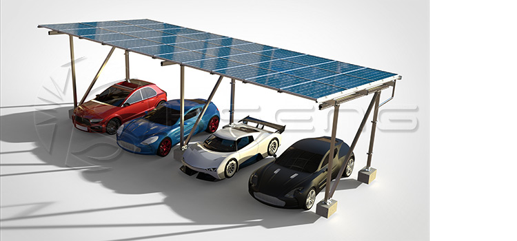 abri de voiture solaire