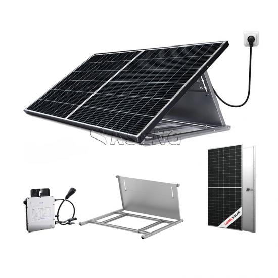 Entrepôt européen Kit solaire facile 400W Plug And Play Système