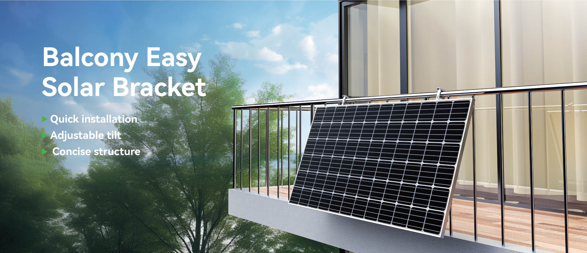balcony solar bracket 
