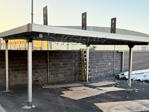 Projet de système de montage de carport solaire de 9 kW en Israël