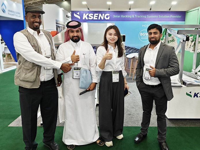 Kseng Solar présente des solutions de rayonnage solaire tous scénarios au Solar Show KSA 2023