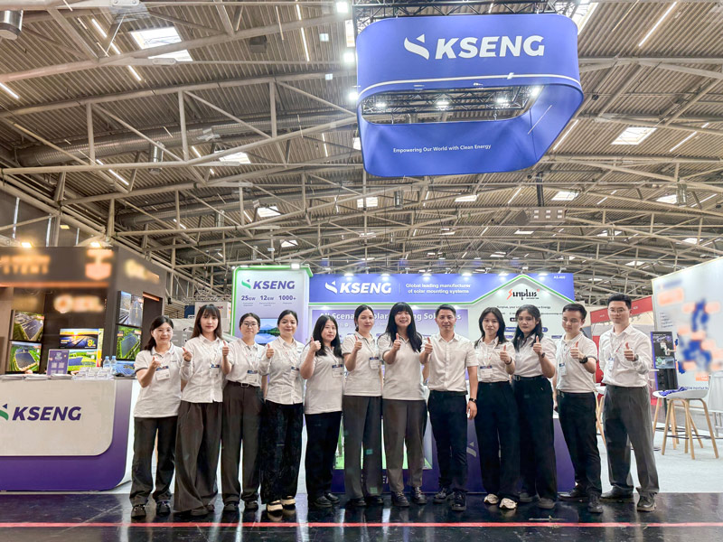 Intersolar Europe 2026 - Kseng Solar brille avec des solutions de montage solaire en stock prêtes pour tous les scénarios en Allemagne