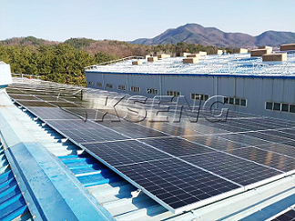 806.3kW - Solution solaire sur le toit en Corée