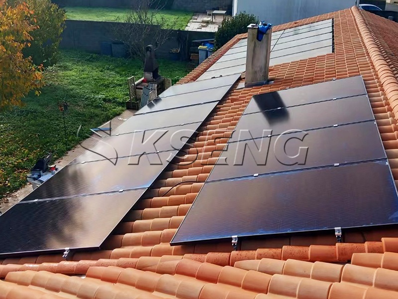 Formes courantes de supports photovoltaïques de toit
