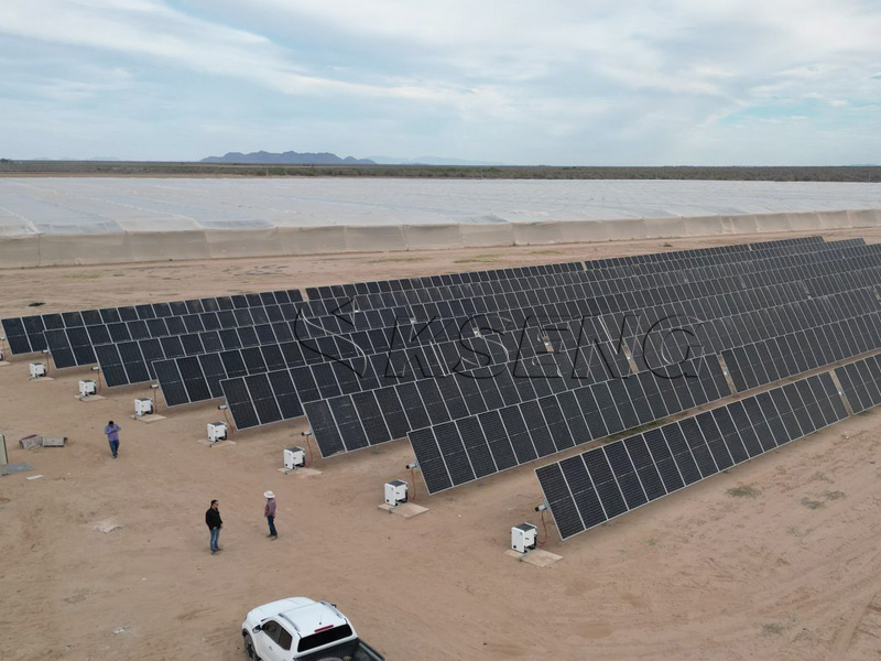 936.kW-KST Solar Tracker 1P au Mexique