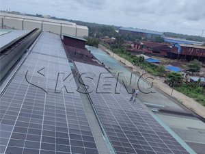 Système de montage de toit solaire de 8 MW au Myanmar