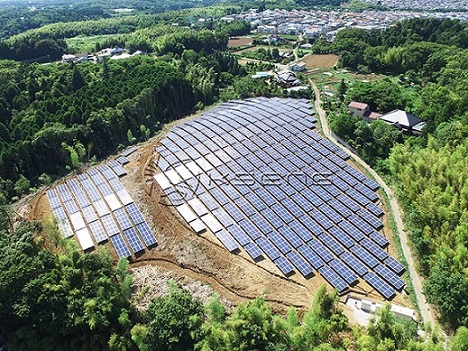 Japon Chiba-ken Système de montage au sol du panneau solaire 1MW
