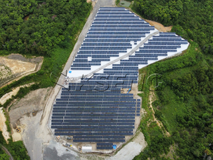 Système de montage solaire au sol de 2,1 MW au Japon