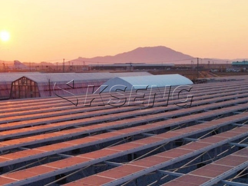 Système de montage solaire PV pour serre agricole KSENG