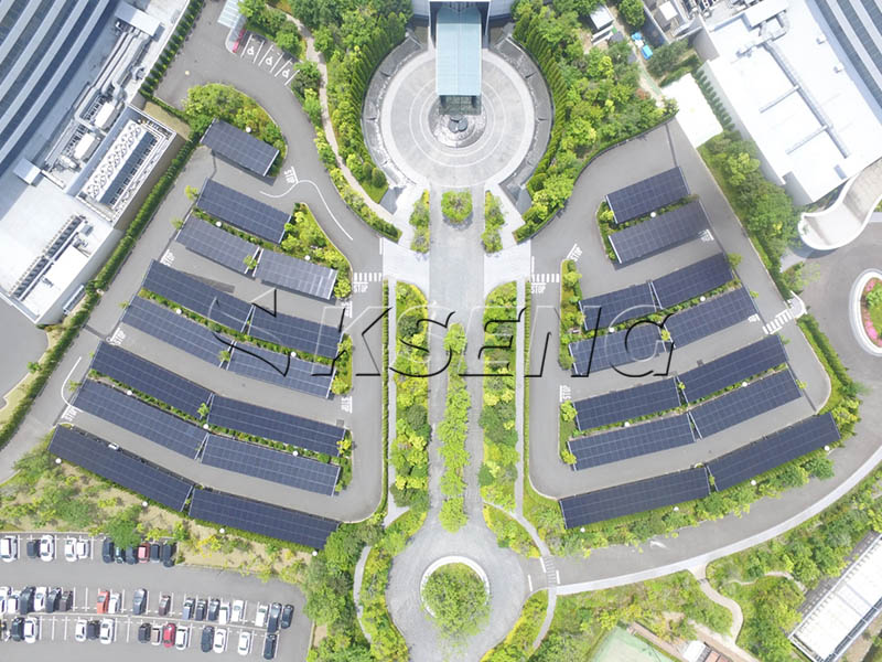 La structure du carport solaire Kseng choisie pour plusieurs projets au Japon