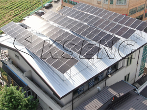 44.8KW Solar Metal Roof Mounting System Project for Efficient Rooftop Solar Installation