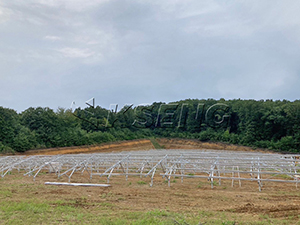 Système de montage au sol solaire en aluminium de 1 023,5 kW au Japon