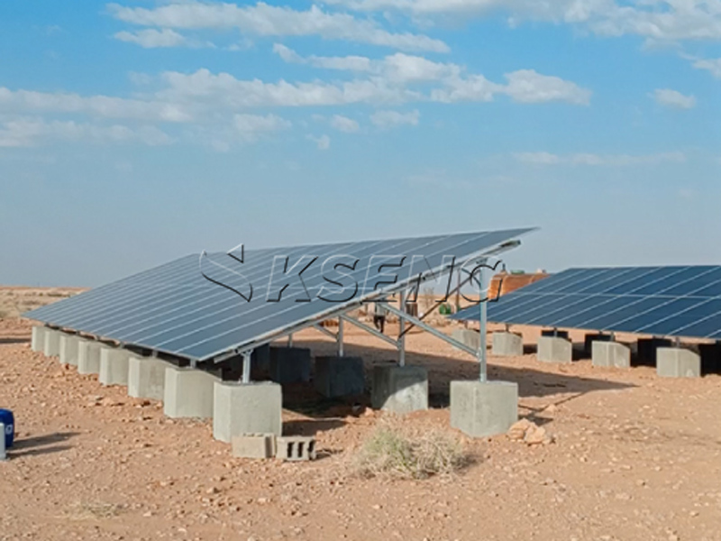 Étude de cas - dynamisant le Moyen-Orient avec des supports solaires au sol de 3 MW de Kseng Solar